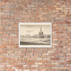 Augsburg - Wenceslaus Hollar - 1665 - Matte Paper Framed Poster Museum quality 7740058