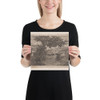 Scène Biblique (Biblical Scene) - Rodolphe Bresdin - 19th century - Photo Paper Poster Museum quality 7738276