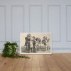 Six Boys - Wenceslaus Hollar - 1647 - Matte Paper Framed Poster Museum quality 7738897
