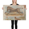 Zebra, from Quadrupeds series (N41) for Allen & Ginter Cigarettes - Allen & Ginter - 1890 - Canvas Museum quality 7724806