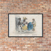 Life in New York - H. Isaacs - 1824–39 - Matte Paper Framed Poster Museum quality 7738300