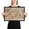 Frieze with Rinceaux and Putti - Anonymous, Italian, 16th century - 16th century - Matte Paper Framed Poster Museum quality 7738339