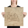 Skirmish - Anonymous, Italian, 16th century - 16th century - Paper Poster Museum quality 7743060