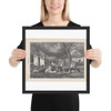 The Nooning (Harper's Weekly, Vol. XVII) - Winslow Homer - August 16, 1873 - Photo Paper Framed Poster Museum quality 7723336