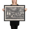 The Nooning (Harper's Weekly, Vol. XVII) - Winslow Homer - August 16, 1873 - Photo Paper Framed Poster Museum quality 7723336