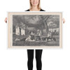 The Nooning (Harper's Weekly, Vol. XVII) - Winslow Homer - August 16, 1873 - Photo Paper Framed Poster Museum quality 7723336
