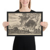 Landscape with Gypsy Camp - Aegidius Sadeler II - n.d. - Photo Paper Framed Poster Museum quality 7723401
