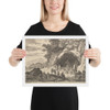 Landscape with Gypsy Camp - Aegidius Sadeler II - n.d. - Photo Paper Framed Poster Museum quality 7723401