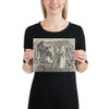 Gathering Manna (Dalziels' Bible Gallery) - Arthur Boyd Houghton - 1865–81 - Photo Paper Poster Museum quality 7746705