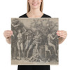 Bacchanal with Wine Vat - Andrea Mantegna - Paper Poster Museum quality 7742314