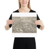Abduction of Helen - Anonymous, French, 16th century - Paper Poster Museum quality 7723714
