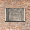 Interior of the Palazzo Spinola, Genoa - Louis Jean Desprez - 18th century - Photo Paper Framed Poster Museum quality 7739497