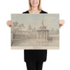 View of the Menagerie at Kew - Thomas Sandby - 1763 - Paper Poster Museum quality 7740343