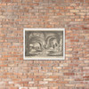 Roman remains at Tivoli - Wenceslaus Hollar - 1673 - Photo Paper Framed Poster Museum quality 7740990