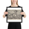 The Triumph of Time - Philips Galle - 1574 - Photo Paper Framed Poster Museum quality 7723965