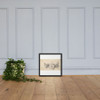 Three profile heads, one in outline only - Wenceslaus Hollar - 1644–52 - Matte Paper Framed Poster Museum quality 7741225