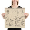 Songs: "O would t'were my lot..." - Henry Thomas Alken - 1822 - Paper Poster Museum quality 7746878