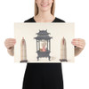 Small Stove and Two Tall Objects - Anonymous, Chinese, 19th century - 19th century - Photo Paper Poster Museum quality 7724504