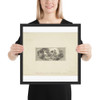 Perseus and Andromeda - Edward Francis Burney - 1790–1800 - Matte Paper Framed Poster Museum quality 7744355