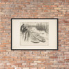 The Little Pool - James McNeill Whistler - 1861 - Matte Paper Framed Poster Museum quality 7741847