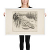 The Little Pool - James McNeill Whistler - 1861 - Matte Paper Framed Poster Museum quality 7741847