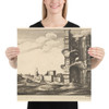 Classical Ruins - Wenceslaus Hollar - 1673 - Paper Poster Museum quality 7740261