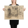 Two Doorways - James McNeill Whistler - 1879–80 - Photo Paper Poster Museum quality 7741922