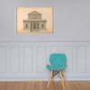 Design for the Facade of an Arsenal. - C. Pompetti - 1837 - Photo Paper Poster Museum quality 7739722