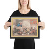 Political Terriers Hunting for New Taxes - Thomas Rowlandson - June 23, 1806 - Matte Paper Framed Poster Museum quality 7746676