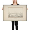 View of Pompeii - Anonymous, French, 19th century - 19th century - Matte Paper Framed Poster Museum quality 7737489