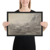 River Landscape - Anonymous, Italian, 19th century - 1800–1900 - Matte Paper Framed Poster Museum quality 7738609