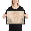 Study for a Festival Machine - Laurent Hubert - 18th century - Photo Paper Framed Poster Museum quality 7744140
