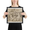 The Annointing of Christ's Body - Adam von Bartsch - 1784 - Photo Paper Framed Poster Museum quality 7723964