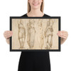Four Canephori - Carlo Urbino - 1510–85 - Matte Paper Framed Poster Museum quality 7744514
