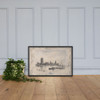 Westminster Palace - Félix-Hilaire Buhot - 1884 - Photo Paper Framed Poster Museum quality 7738138