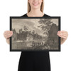 First View of the Environs of Antwerp (Premiere Vue des Environs d'Anvers) - Maria Fr. Ozanne - Matte Paper Framed Poster Museum quality 7723390