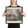 First View of the Environs of Antwerp (Premiere Vue des Environs d'Anvers) - Maria Fr. Ozanne - Matte Paper Framed Poster Museum quality 7723390