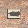 Dead Mole - Wenceslaus Hollar - 1646 - Matte Paper Framed Poster Museum quality 7740134