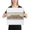 Architectural Design for a Rusticated Entrance - Degana - 1760 - Canvas Museum quality 7743837