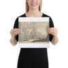 Winter - Wenceslaus Hollar - 1629 - Canvas Museum quality 7738703