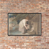 Girl and Pigs - Thomas Gaugain - May 1, 1802 - Photo Paper Framed Poster Museum quality 7746921