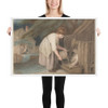 Girl and Pigs - Thomas Gaugain - May 1, 1802 - Photo Paper Framed Poster Museum quality 7746921
