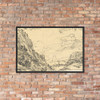 The Eyrie - Rodolphe Bresdin - Photo Paper Framed Poster Museum quality 7744137
