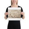 Coast Scene - Anonymous, French, 17th century - 17th century - Canvas Museum quality 7746388