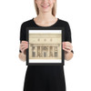 Elevation for a Portico of Doric Order - Anonymous, Italian, 18th or early 19th century - late 18th–early 19th century - Photo Paper Framed Poster Museum quality 7723410