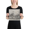 Village Festival - Jean Jacques de Boissieu - 1773 - Photo Paper Poster Museum quality 7745868