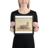 All Saints Church, Worcester - Richard Varden - 1836 - Photo Paper Framed Poster Museum quality 7724124