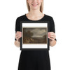 A Wooded River Landscape with Cattle - Benjamin Barker, the younger - 1826 - Photo Paper Framed Poster Museum quality 7742761