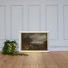 A Wooded River Landscape with Cattle - Benjamin Barker, the younger - 1826 - Photo Paper Framed Poster Museum quality 7742761
