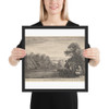 Latona and the Lycian peasants - Wenceslaus Hollar - 1649 - Matte Paper Framed Poster Museum quality 7739950